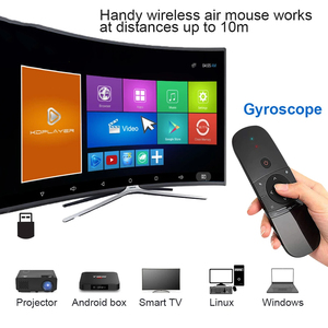 <span class=keywords><strong>Control</strong></span> Remoto Air Mouse Inalámbrico 2.4G Mini QWERTY con Aprendizaje IR, Antipérdida, Giroscopio de 6 Ejes, Compatible con Android, Windows, Mac, <span class=keywords><strong>Xbox</strong></span>, PS5, Linux, Raspbian - Product Image 4