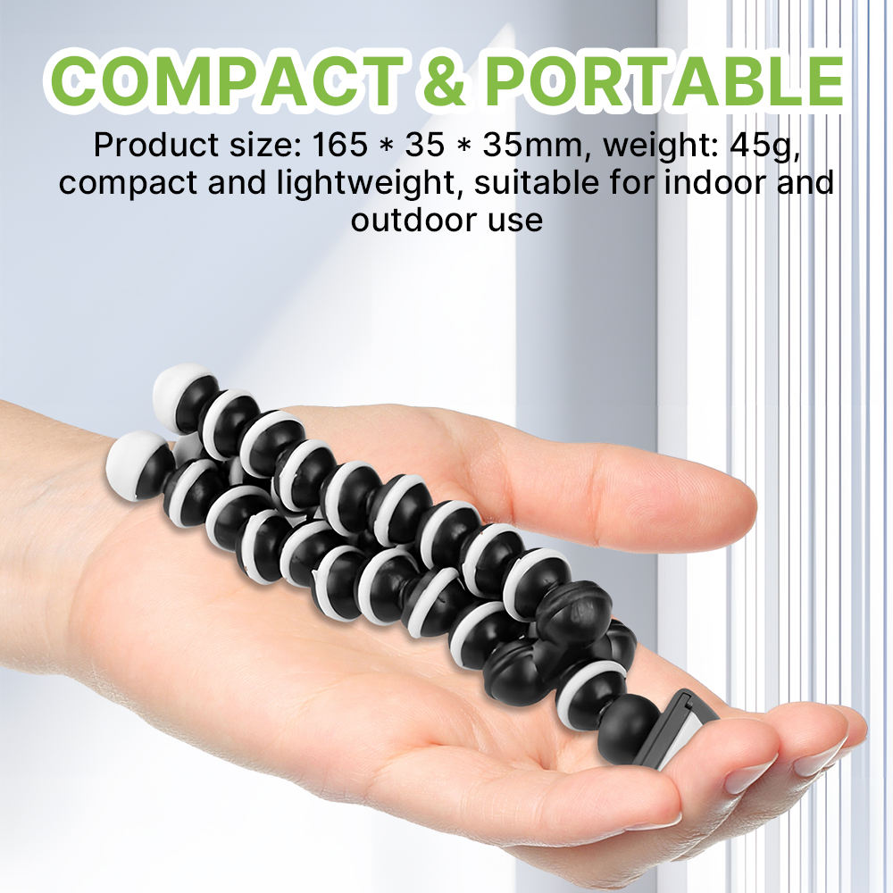 Hongdak Flexible Selfie Bendable Stand Mobile Phone Digital Camera Octopus Table Tripod Universal Smartphone Sports Camera