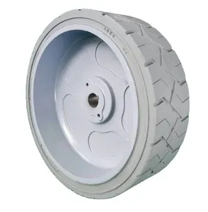 Comfortable new design solid rubber wheel 15x5 scissor lift solid tyre for aerial work platform scissor lift tire 15x5