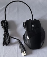 Ergonomische Bedrade Rgb Gaming Muis 7d Stijl Usb Voor Desktop Of Laptop Rechterhand Oriëntatie Met Kleurrijke Ademhaling Licht