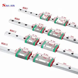 Good Price MGN7 MGN9 MGN12 Miniature Linear Guide Rail Linear Bearing Block Slider For Robot Arm