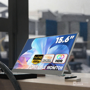 Nouvelle technologie Écran LCD IPS Full HD 15,6 pouces 1920x1080 Écran tactile vidéo pour appuie-tête de voiture Moniteur <span class=keywords><strong>portable</strong></span> Type <span class=keywords><strong>C</strong></span> <span class=keywords><strong>USB</strong></span> - Product Image 2