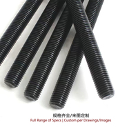 Black Oxide Threaded Rod Grade 12.9 DIN975 Ultra High Strength Stud Bar for Steel Structure Yunnan Kunming Wholesale Supply