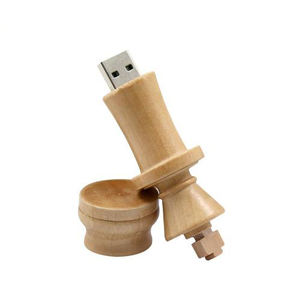 Memoria USB de 3.0 de 8GB, 16GB, 32GB, 64GB con Logotipo Grabado Gratis, Memoria USB de Madera con Diseño de Ajedrez, 1GB, 2GB, 4GB, 2.0, Regalo Divertido - Product Image 2