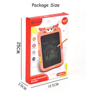 2 ila 4 yıl diğer eğitici oyuncaklar LCD yazma tableti çocuklar için renkli ekran beraberlik LCD yazma pedi Doodle kurulu - Product Image 5