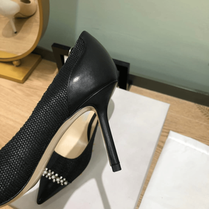Zapatos de Tacón Alto Jimmy de Alta Calidad Decorados con Perlas y Diamantes, Tecnología de Costura de Precisión, Nuevo Estilo Moderno - Product Image 6