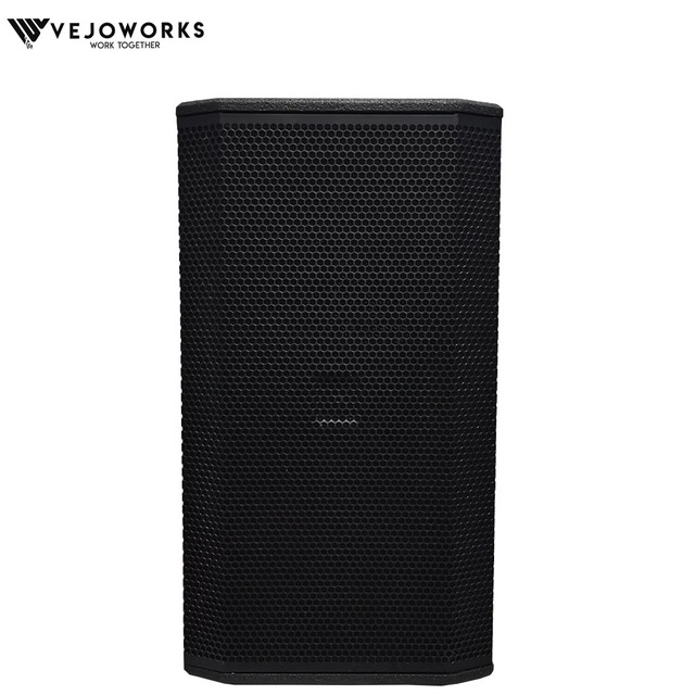Active Wooden Speaker OEM ODM PW-series 12 Inch 1200W Powered Speaker PA Speaker with DSP, FIR Filter