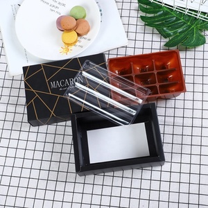 Wholesale Exquisite Cookie Packaging <b>Box</b> Macaroon <b>Box</b> for 6 Pieces 9 Pieces 12 Pieces - Product Image 5