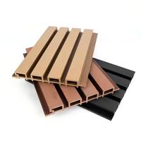 Apolloxy Tailles personnalisées Panneau durable Grain de bois Pvc Wpc Panneaux muraux en briques pour l'extérieur Panneau mural Wpc Décoration intérieure
