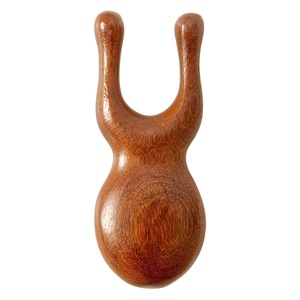 Peigne de massage facial en bois de santal en forme de petite grenouille pour les yeux, le nez et le visage, soulage la fatigue - Product Image 3