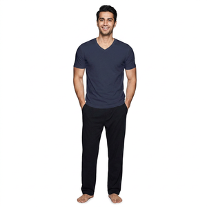 Best Design High Quality <b>Men</b> O-Neck Custom Color Spandex/Polyester Breathable Regular Fit Short Sleeve T-Shirts Front Custom - Product Image 1