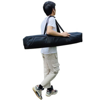 Sac de transport robuste et imperméable en nylon rembourré pour trépied photo, avec conception de réduction de charge pour support d'éclairage et usages multiples