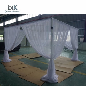 Soportes Ajustables Resistentes para Tubos y Cortinas, para Ferias Comerciales, Cabinas de Fotos, Fondos de Boda - Product Image 6