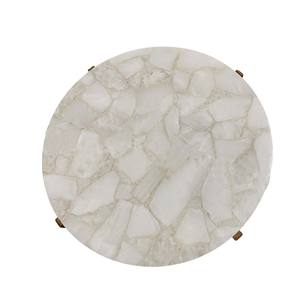 Handmade <b>Round</b> <b>White</b> Quartz <b>Table</b> Top Healing Gemstone Eco-Friendly Modern Wholesale Custom Furniture & Outdoor Decor - Product Image 2