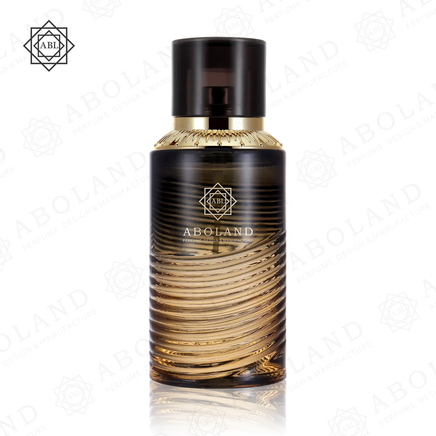 Latest Launch Second Quarter Perfume Packaging Glass Bottle with Special Collar & Plastic Lid