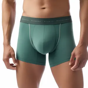 Slip boxer da bagno in nylon da uomo a prezzo di fabbrica con perizoma e perizoma con custodia a sfera