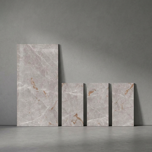 Azulejos de Porcelana Gris Brillante de 800x1600 mm, Aspecto de Mármol, Azulejos Pulidos para Piso y Pared de 80x160 cm - Product Image 1