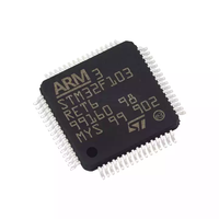 STM32F103CBT6 Microcontrolador IC 32-Bit Procesador de 32 núcleos Circuito integrado Serie LQFP48 Paquete