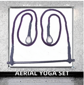 Ensemble de hamac de Yoga aérien de haute qualité Anti-gravité Yoga Trapèze Bar Swing Sling Inversion Equipment Fabriqué à partir de nylon durable - Product Image 6