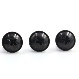 Vis à tête cylindrique en acier sur mesure, revêtement noir, classe 8.8, pour ordinateur portable miniature - Product Image 3
