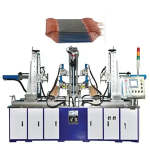 HV motor & middle voltage coil forimg machines with coil winding machine and taping machine