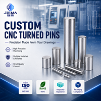Broches usinées CNC sur mesure, à épaule droite et étagée, rainurées, creuses, en acier inoxydable, usinage selon dessin, OEM, certifiées ISO9001, livraison gratuite