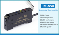 JIMOU Ventes directes par points Capteur optique standard M4 Sonde à réflexion diffuse à fibre optique avec amplificateur CE à fibre à tube d'aiguille