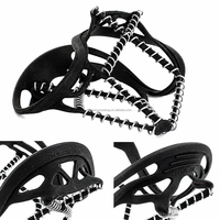 Crampons antidérapants en caoutchouc pour chaussures, crampons de neige extensibles pour bottes, SEHA21
