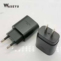 Vente flash Chargeur mural USB-C 25W Charge rapide Chargeur de haute qualité pour S25/S24/S23/S22/S21 Ultra/S20/S20+/Note