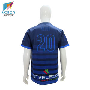 Grosir Kualitas Tinggi Australia Rugby Jersey Kain Poli Spandeks 4 Cara Peregangan Digital Cetak Kustom Tim Rugby Jersey - Product Image 2