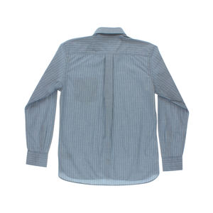 เสื้อแจ็คเก็ตผู้ชาย คอปก ลายทาง ติดกระดุม สีน้ำเงิน/เทา ไซส์ L ผลิตในประเทศจีน ของแท้ 100% - Product Image 3