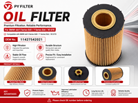 Filtro de Aceite de Motor Nuevo al por Mayor 11427542021 para Suministro de Fábrica OEM, Embalaje Personalizado, Piezas de Automóvil, 12 Meses de Garantía, Filtro de Papel
