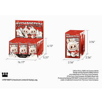 Popmart oficial Labubu Original Cooca-Coola caja ciega vinilo juguetes de peluche Legit lindo encantador llavero coleccionable cajas misteriosas