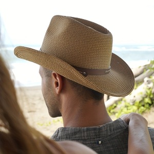Chapeau Fedora Panama <span class=keywords><strong>Jazz</strong></span> pour Femme, Tendance Printemps-Été, Protection Solaire, Style Cowboy, en Paille, Idéal pour l'Extérieur – Nouveauté Europe et Amérique, Vente Chaude - Product Image 2