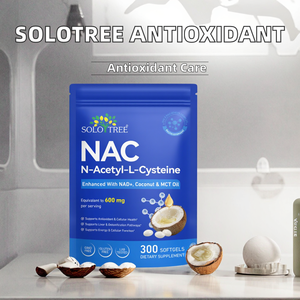 SOLOTREE Suplemento Antioxidante para la Salud Celular de Adultos, Cápsulas de Gel Suave con N-Acetilcisteína y Aceite MCT de Coco - Product Image 2