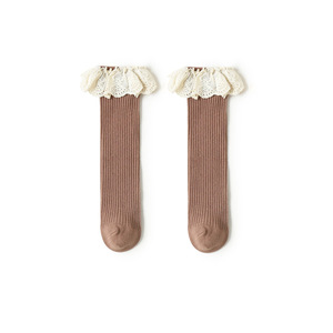 2025 Hochwertige Unisex Baby Socken Beinwärmer Neugeborene Atmungsaktive Winter Baumwolle Engelsflügel Kinder Bodensocken mit Samtschleife - Product Image 5