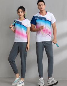 ملابس تنكرية للتنس ، زي تنانير ، للرجال والنساء والأطفال, ملابس تنكرية للتنس ، مجموعة مخصصة للفرق الخاصة بتنس الريشة والبلوزات القصيرة والتنورات ، قميص للكرة الطائرة - Product Image 2