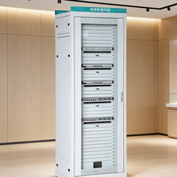 Armoire de communication intégrée pour écran d'affichage de données et de planification