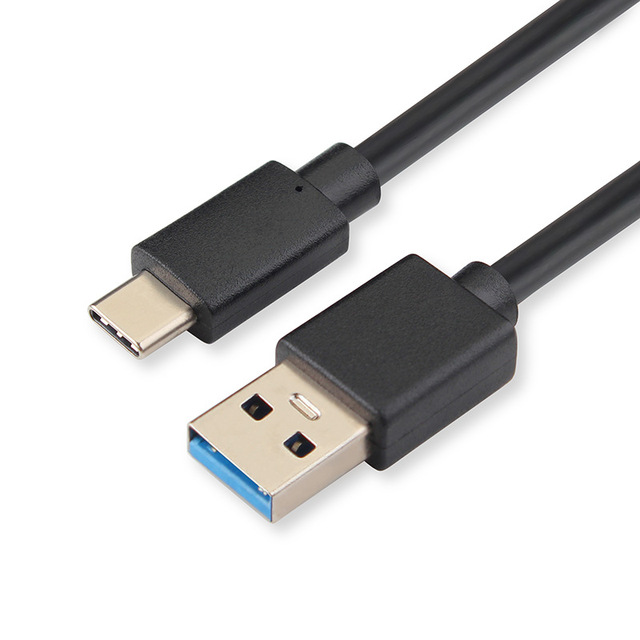 LICHO USB 3.0 Type-C Data Cable USB-A to USB-C 10Gbps PD Fast-Charging High Conductivity Tinned Copper Black 0.3m-3m Smartphones