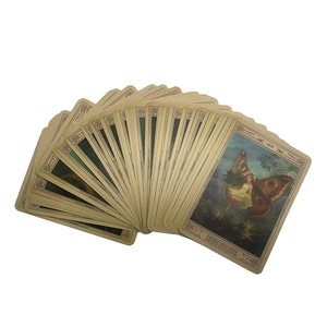 Caja de Embalaje de Lujo con Diseño de Logotipo Personalizado, Cartas de Tarot de Oráculo Ecológicas con Guía - Product Image 5
