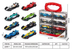 Auto Giocattolo in Metallo Pressofuso con Custodia Portatile <span class=keywords><strong>1</strong></span>:64 Veicoli da Corsa e <span class=keywords><strong>Formula</strong></span> in Lega per Bambini e Ragazzi - Product Image 3
