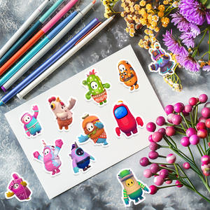 50PCS Funny Cartoon Game Ultimate Knockout <span class=keywords><strong>Fall</strong></span> <span class=keywords><strong>Guys</strong></span> Sticker - Product Image 4