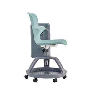 Chaise d'école moderne pliable et confortable à hauteur réglable avec tableau d'écriture, en plastique durable, prix d'usine - Product Image 2