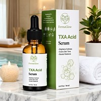 Sérum Visage Éclaircissant à l'Acide Tranexamique Fermenté (TXA) pour Corriger les Taches Brunes, l'Hyperpigmentation, Unifier le Teint et Booster l'Éclat