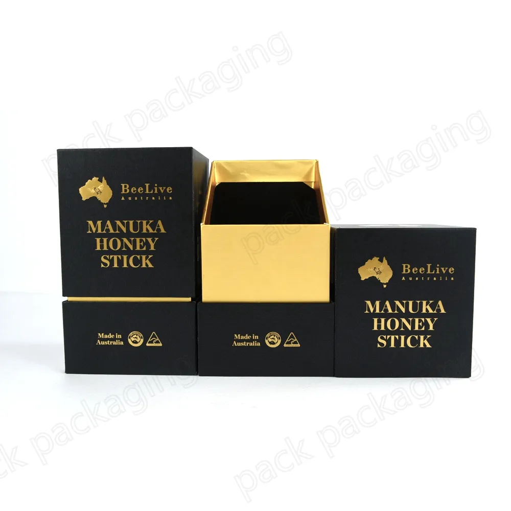 Brand printing Luxury square gift paper box for perfume essential oil bottle packaging box