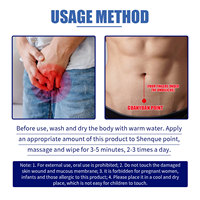 Pâte de prostate South Moon apaisant inconfort de la prostate masculine crème de soin du corps rénale forte à base solide Fonction de la prostate