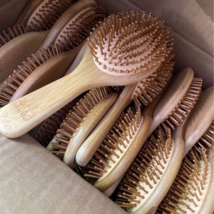Logo OEM Lot <span class=keywords><strong>de</strong></span> pinceaux <span class=keywords><strong>de</strong></span> maquillage en <span class=keywords><strong>cheveux</strong></span> naturels <span class=keywords><strong>Brosse</strong></span> à <span class=keywords><strong>cheveux</strong></span> en bambou en stock - Product Image 5