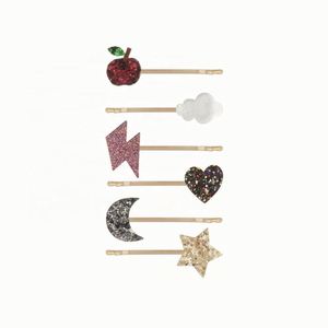 กิ๊บติดผมรูปโบว์แฟชั่นกิ๊บติดผมรูปการ์ตูนวิบวับ4ชิ้น/เซ็ตสำหรับเด็กผู้หญิงกิ๊บติดผมเจ้าหญิงแสนน่ารักสำหรับเด็ก - Product Image 5