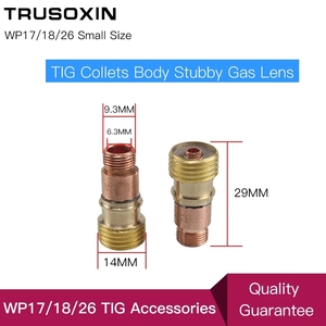 Lentille de protection de gaz TIG 1.0/1.6/2.4/3.2MM pour torche de soudage TIG WP17 WP18 WP26 - Product Image 2
