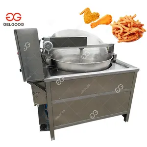 Máquina de fritura elétrica industrial multifuncional, fritadeira profunda da batata batata frita a gás